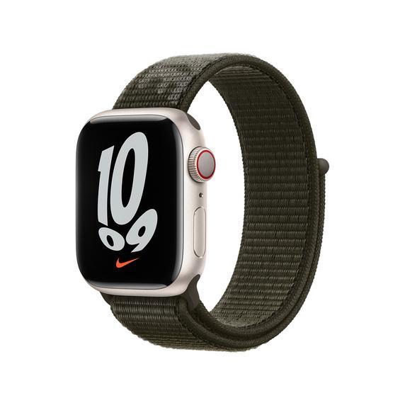 Apple Watch Loop Örgü Kordon - Haki Nike