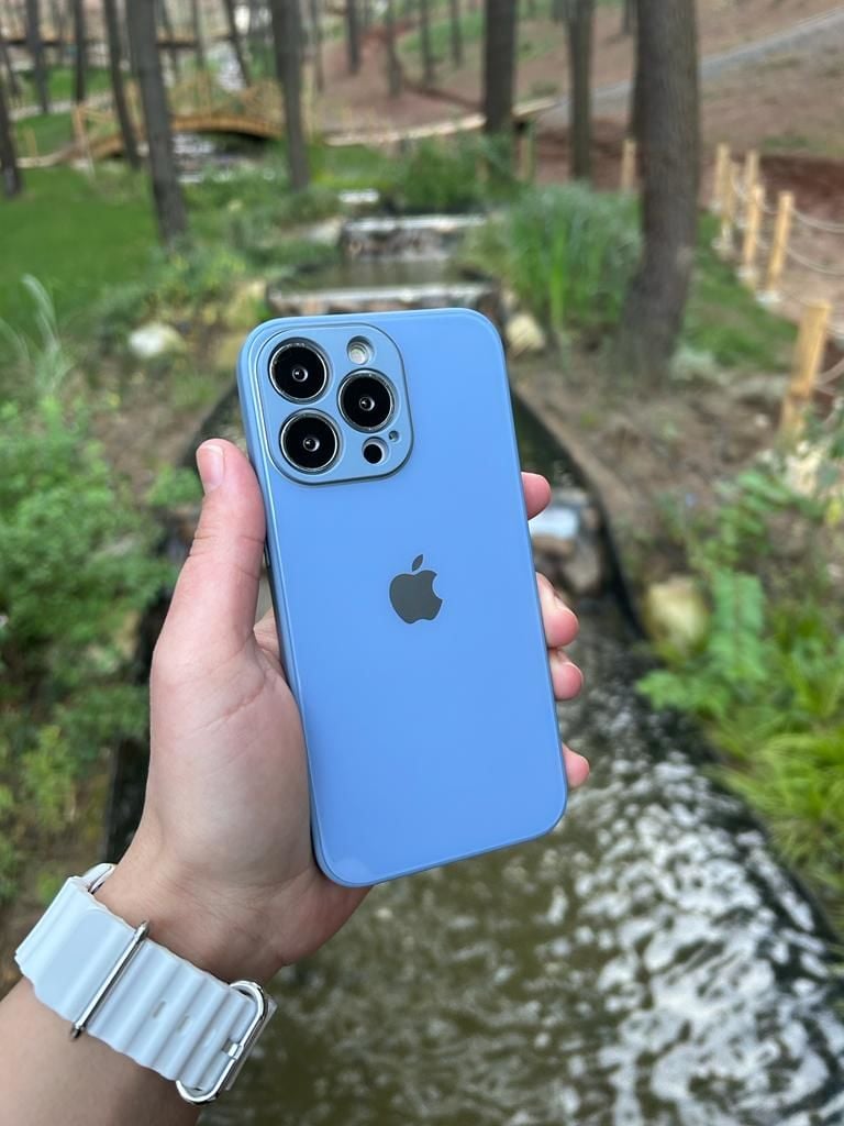 iPhone Cam Kılıf - Lavander Grey