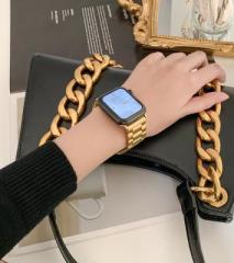Apple Watch Çelik Loop Kordon - Altın Gold