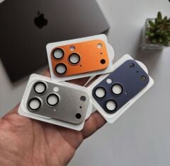 iPhone 17 Full Kamera Lens Koruyucu - Titanyum