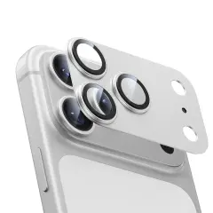 iPhone Full Kamera Lens Koruyucu - Silver