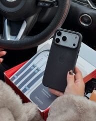 iPhone TechWoven Dokuma Kılıf - Siyah