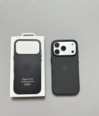 iPhone TechWoven Dokuma Kılıf - Siyah