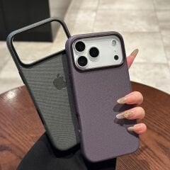iPhone TechWoven Deri MagSafe Kılıf - Siyah