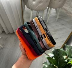 iPhone Süet MagSafe Kılıf - Siyah