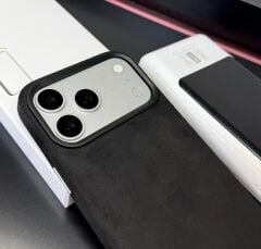 iPhone Süet MagSafe Kılıf - Siyah