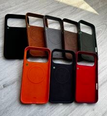 iPhone Süet MagSafe Kılıf - Siyah